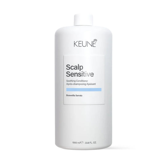 Keune Scalp Sensitive conditioner bottle on a white background