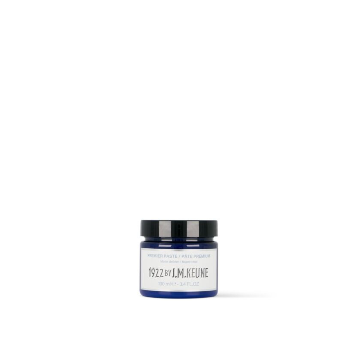 Jar of 1922 by J.M. Keune hair product on a white background