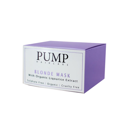 Pump blonde hair mask
