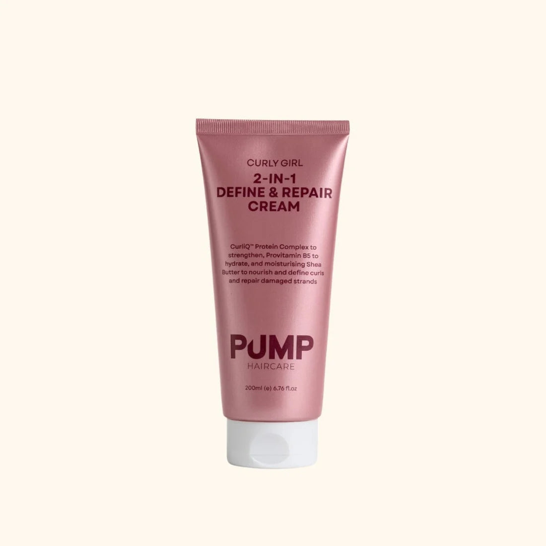 Curly Girl define and repair cream bottle