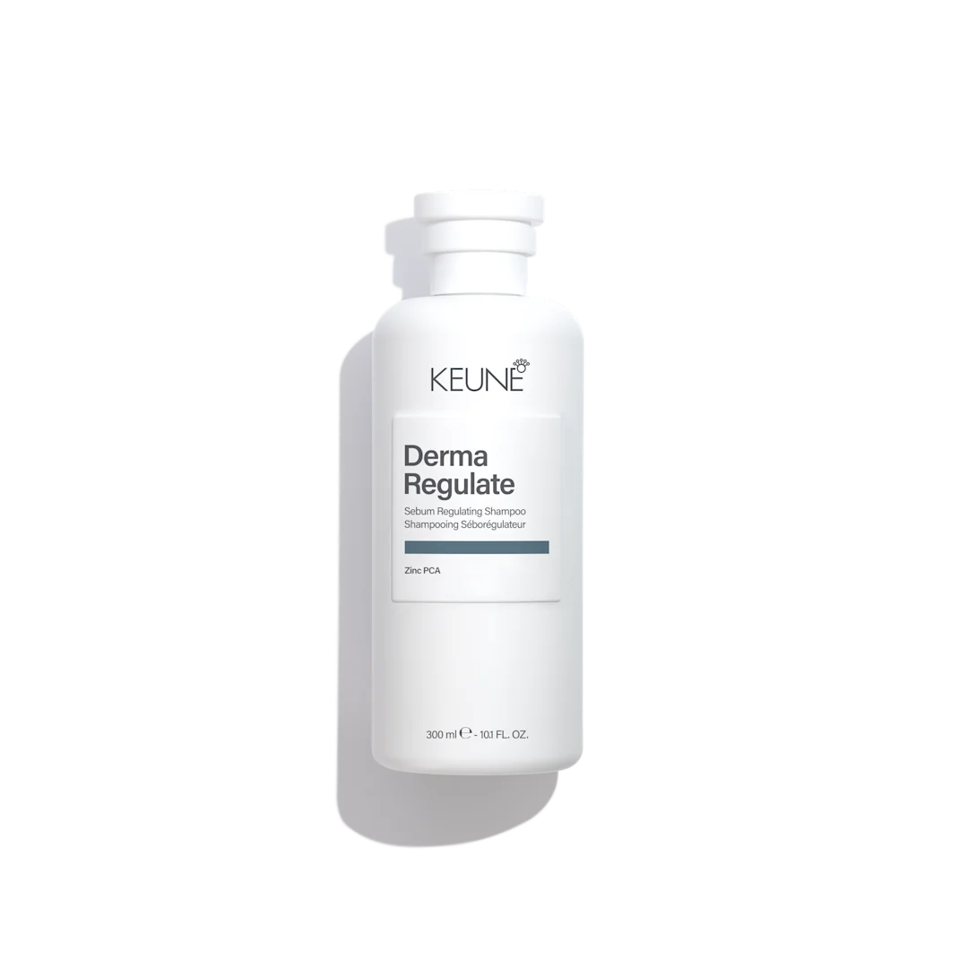 Keune Derma Regulate shampoo bottle on a white background