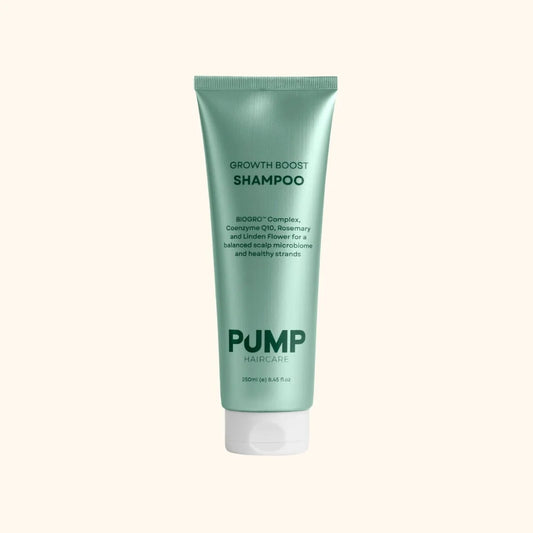 pump haircare growth boost shampoo