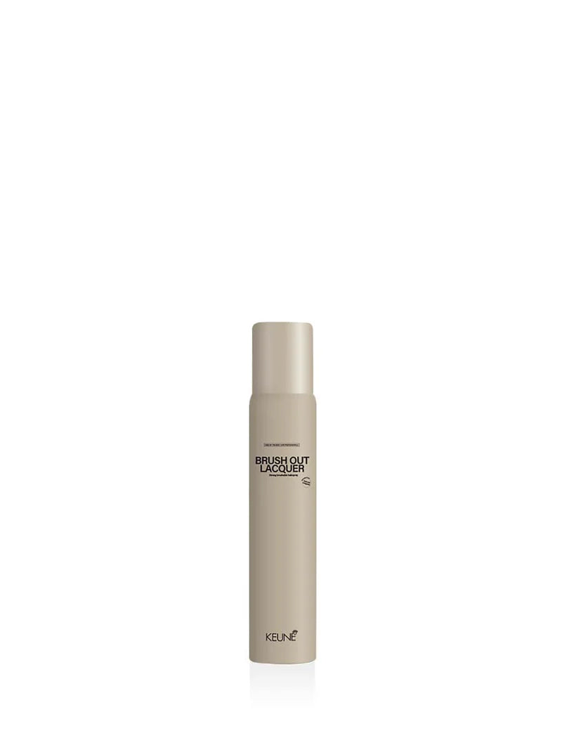 Keune Hair Laquer bottle on white background