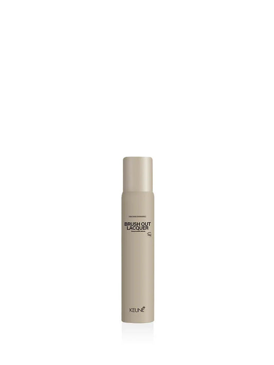 Keune Hair Laquer bottle on white background