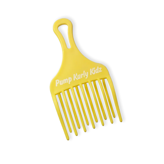 Pump Kurly Kids Yellow Detangle Comb